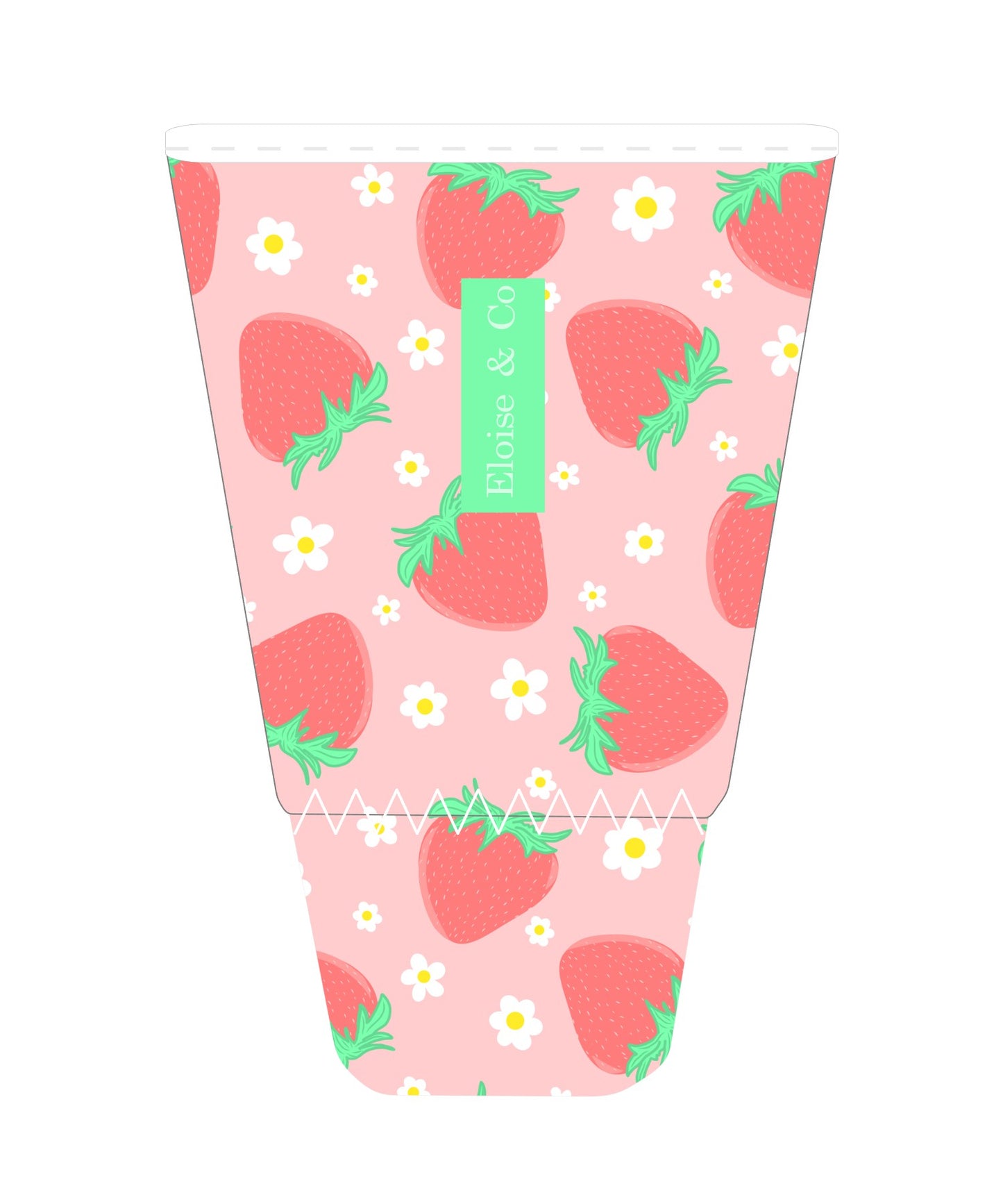 Strawberry Cold Cup Sleeve