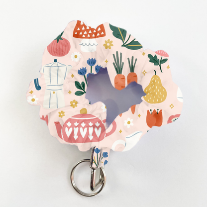 Vintage Plates Wristlet