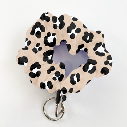 New Tan Leopard Wristlet