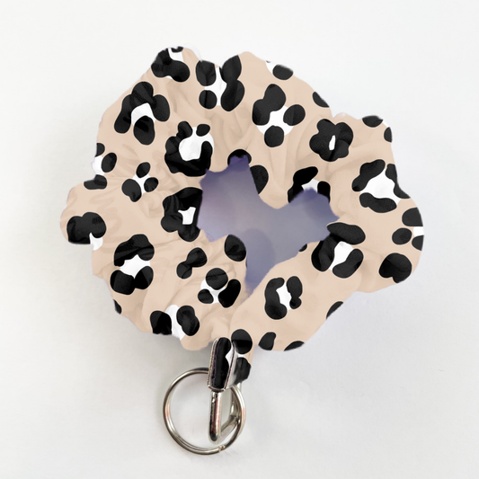 New Tan Leopard Wristlet
