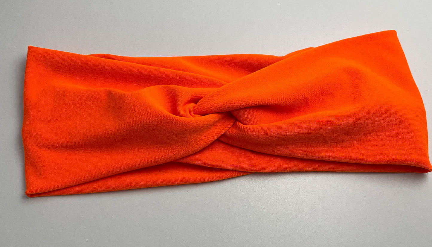 Neon Orange Adult Headband