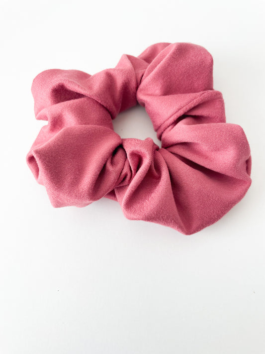 Lipstick Pink Scrunchie