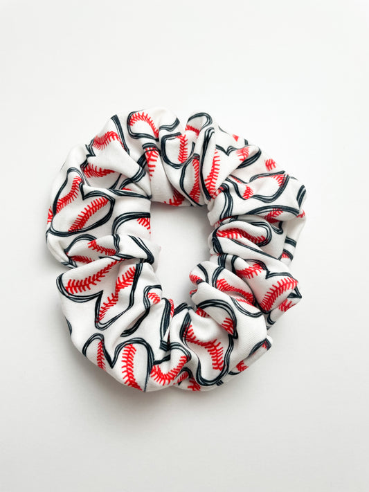 Baseball Scrunchie