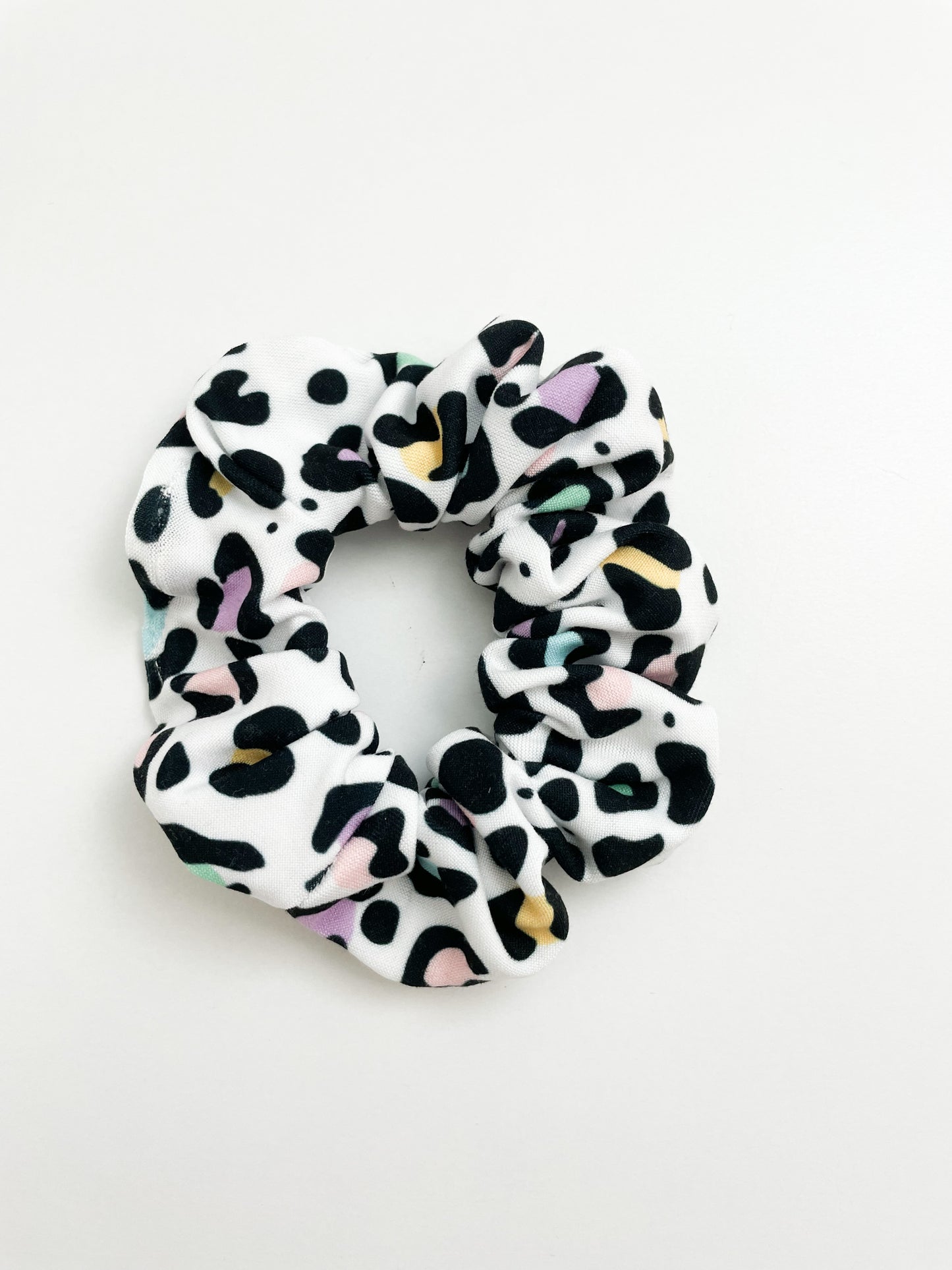 Pastel Leopard Scrunchie